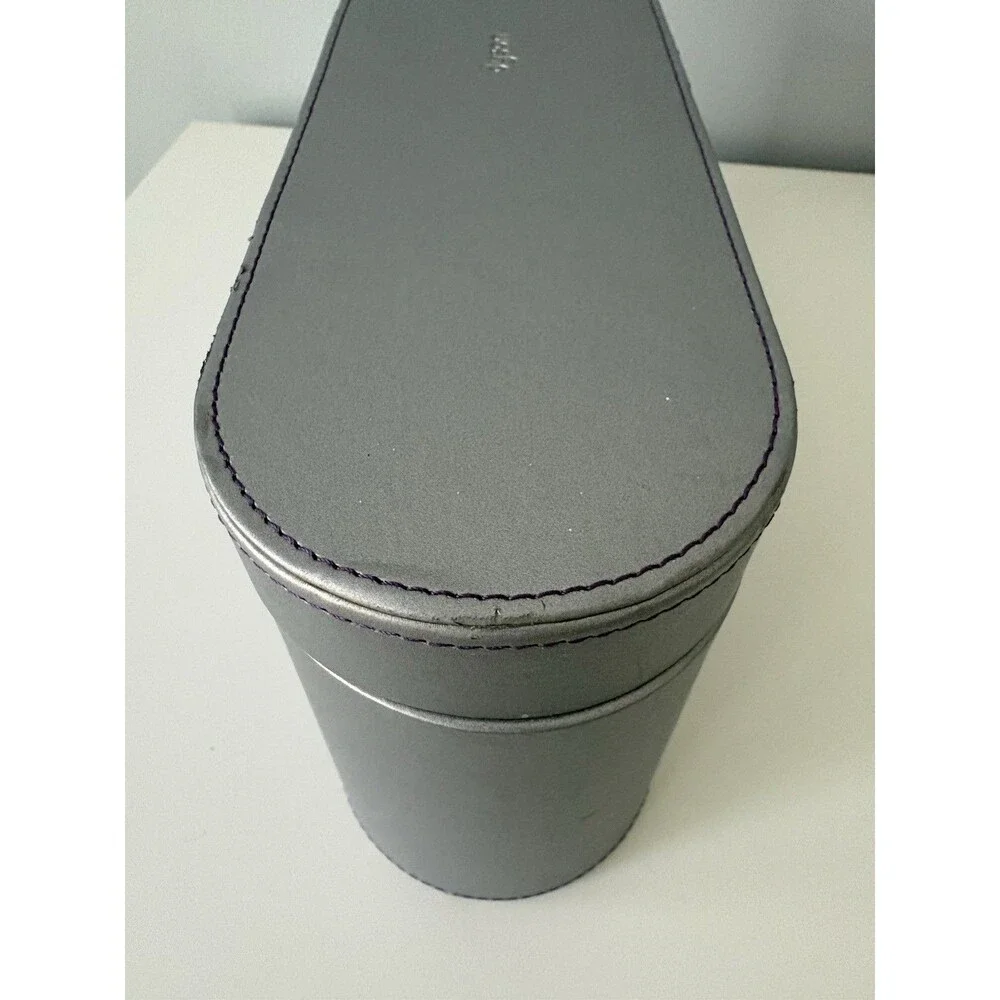 Dyson Supersonic Presentation Case Storage Box Only Silver Black Velvet Lined